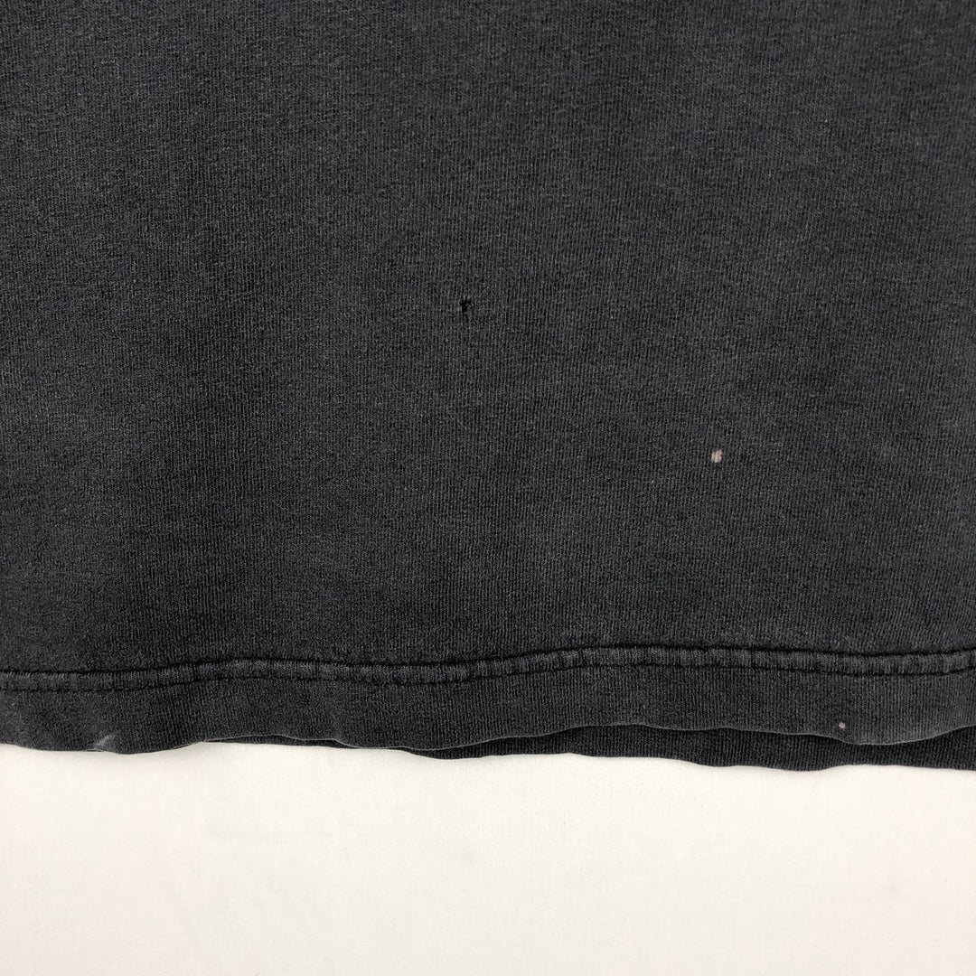 2000s- ALSTYLE Printed T-Shirt, Men's Size L (approx.) cotton black type Vintage Second Hand