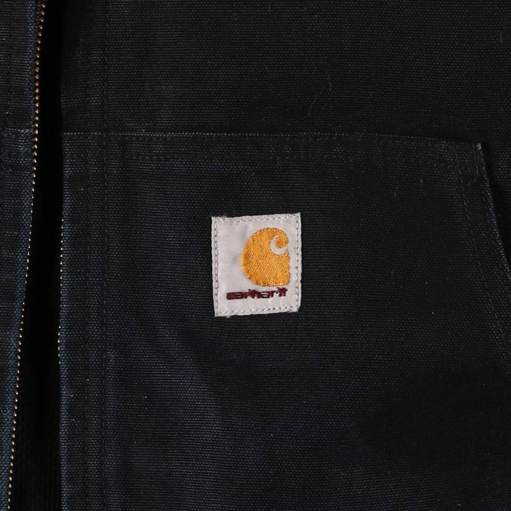 Special Price: Carhartt Loose Fit Active Jacket, Duck Full Zip Hoodie, Men's XL cotton black type Vintage Second Hand