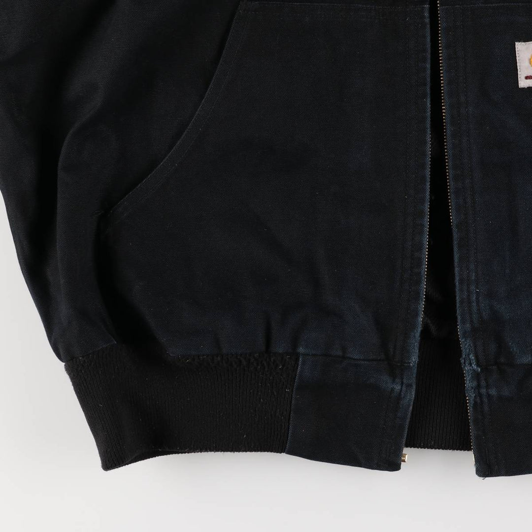 Special Price: Carhartt Loose Fit Active Jacket, Duck Full Zip Hoodie, Men's XL cotton black type Vintage Second Hand