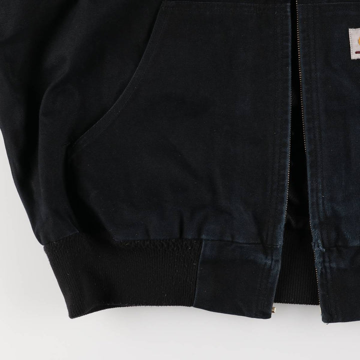 Special Price: Carhartt Loose Fit Active Jacket, Duck Full Zip Hoodie, Men's XL cotton black type Vintage Second Hand