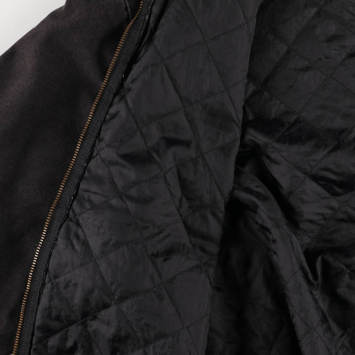 00'S Carhartt Active Jacket, Padded Duck Full Zip Hoodie, Men's XXL cotton black type Vintage Second Hand