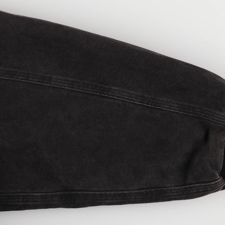 00'S Carhartt Active Jacket, Padded Duck Full Zip Hoodie, Men's XXL cotton black type Vintage Second Hand