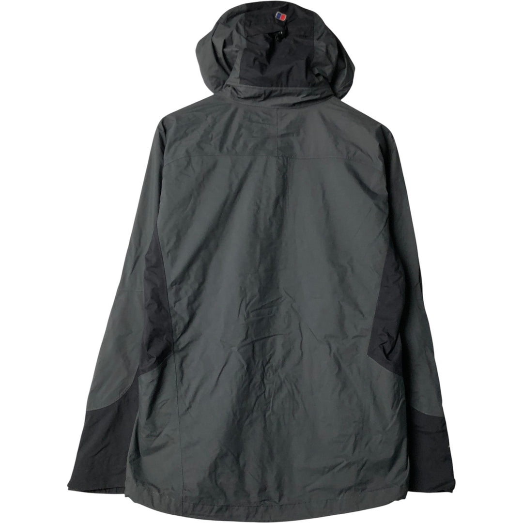 Berghaus AQ2 Mountain Parka Shell Jacket, Men's Size M Polyurethane Coated Nylon gray type Vintage Second Hand