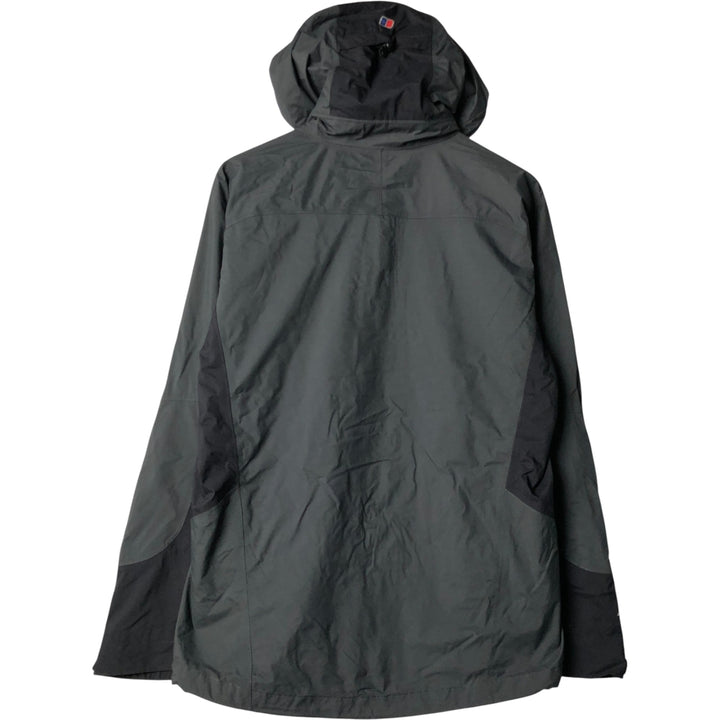 Berghaus AQ2 Mountain Parka Shell Jacket, Men's Size M Polyurethane Coated Nylon gray type Vintage Second Hand