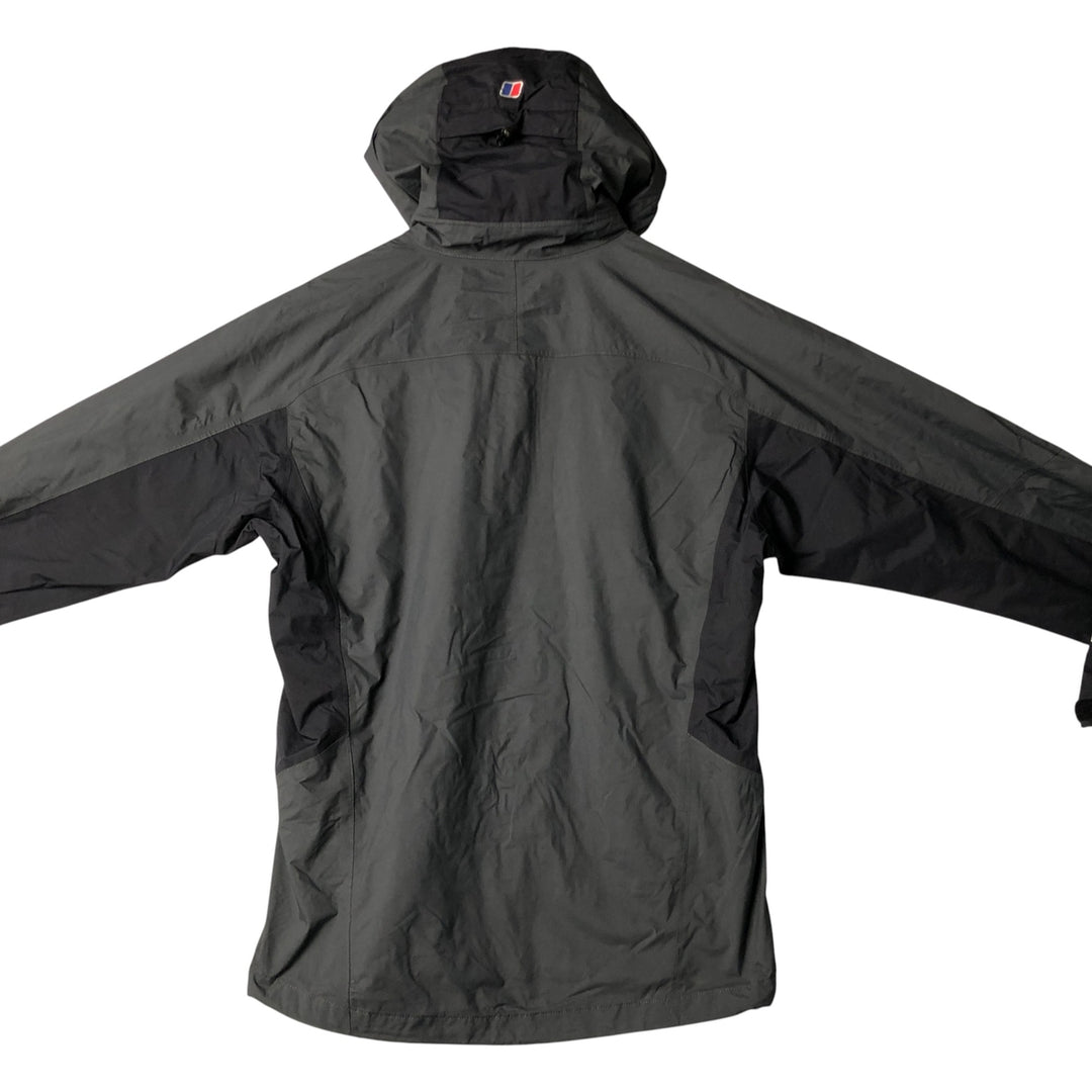 Berghaus AQ2 Mountain Parka Shell Jacket, Men's Size M Polyurethane Coated Nylon gray type Vintage Second Hand