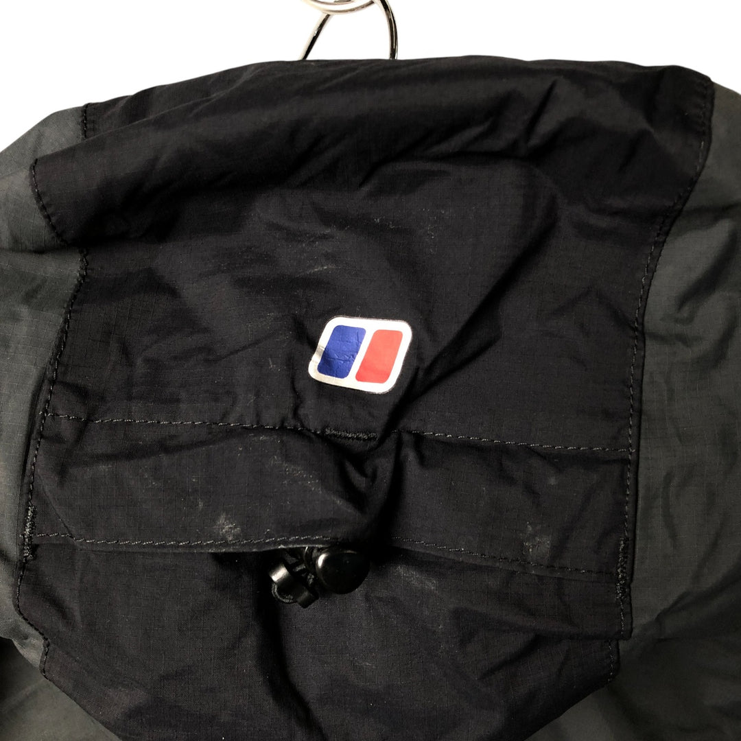 Berghaus AQ2 Mountain Parka Shell Jacket, Men's Size M Polyurethane Coated Nylon gray type Vintage Second Hand