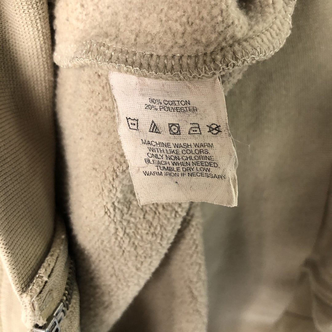Oakley Sweat Full Zip Hoodie Men's Size L cotton Beige type Vintage Second Hand