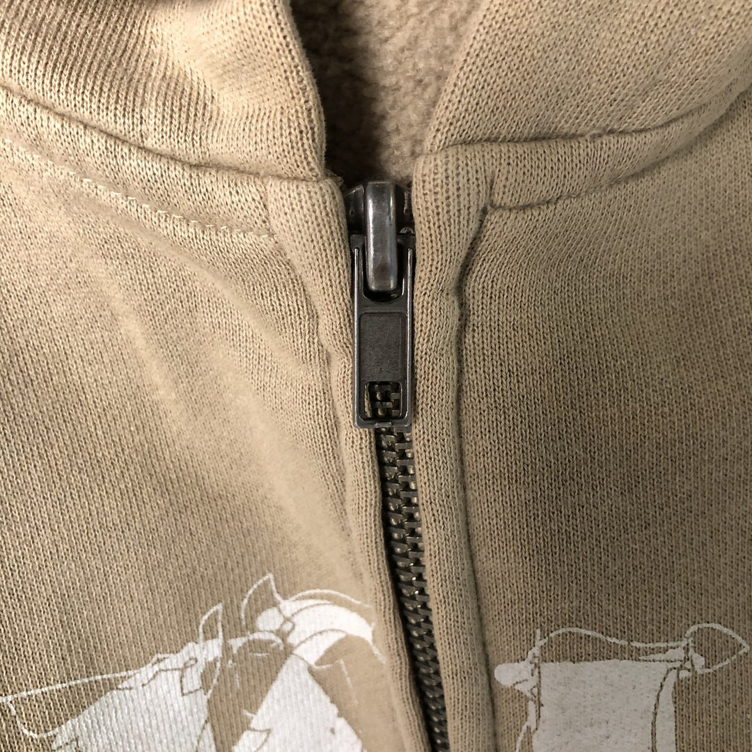 Oakley Sweat Full Zip Hoodie Men's Size L cotton Beige type Vintage Second Hand