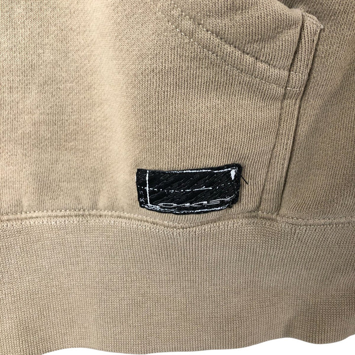 Oakley Sweat Full Zip Hoodie Men's Size L cotton Beige type Vintage Second Hand