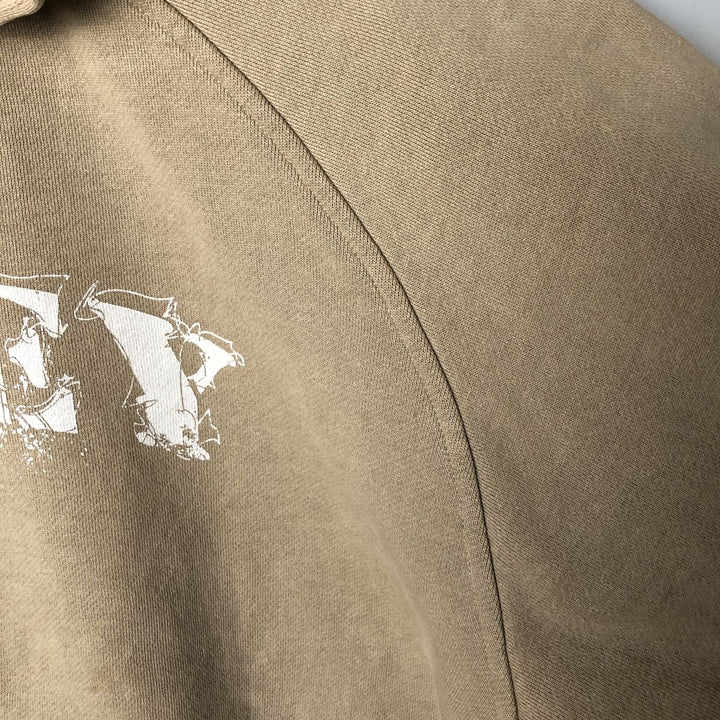 Oakley Sweat Full Zip Hoodie Men's Size L cotton Beige type Vintage Second Hand