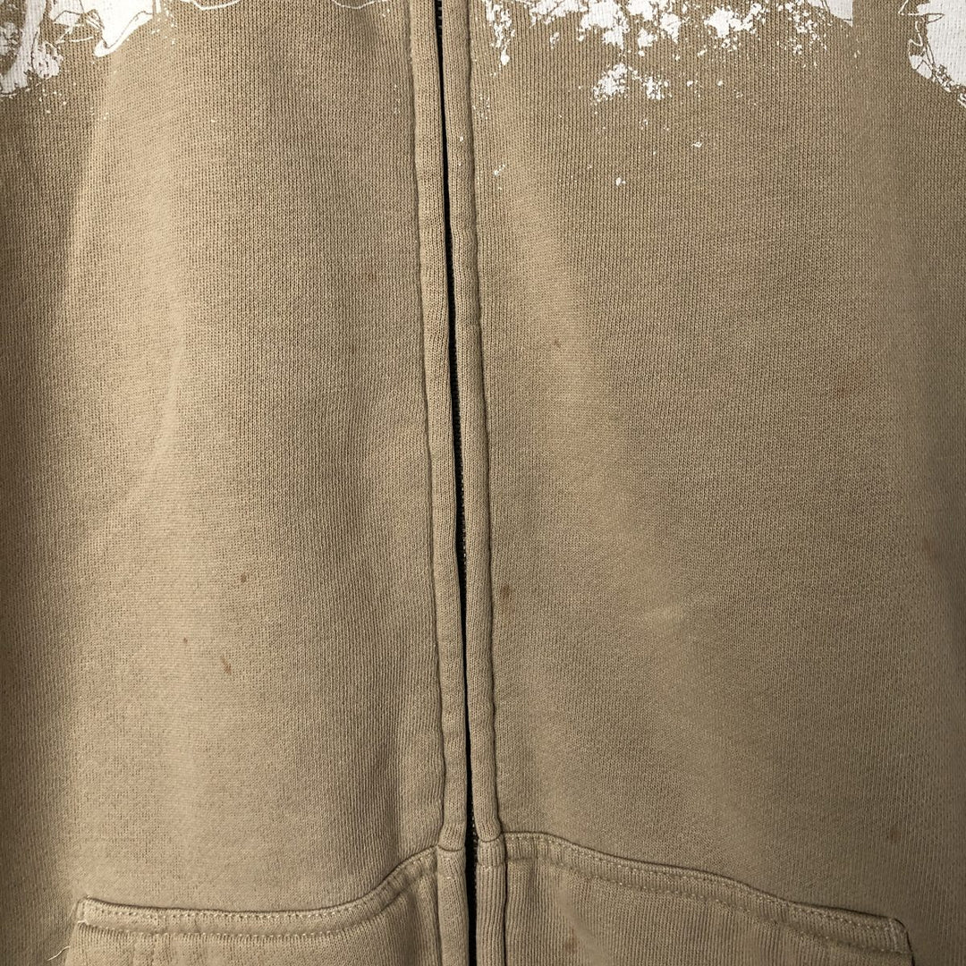Oakley Sweat Full Zip Hoodie Men's Size L cotton Beige type Vintage Second Hand