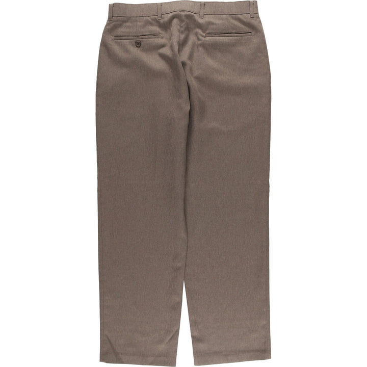 90'S Levi's Action Slacks, Made in USA, Men's, Size 34, Vintage polyester brown type Vintage Second Hand