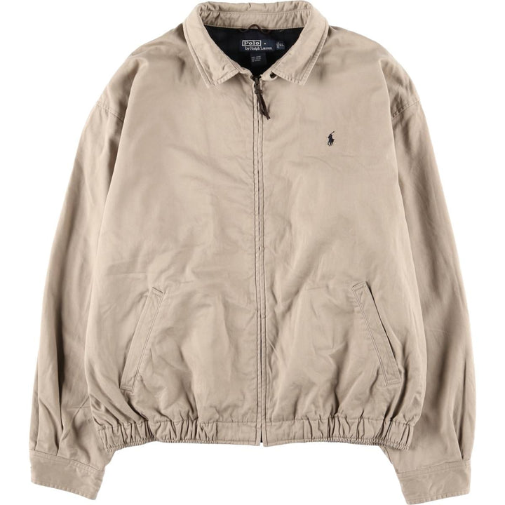 Ralph Lauren POLO by Ralph Lauren Swing Top Sports Jacket Men's XL cotton Beige type Vintage Second Hand