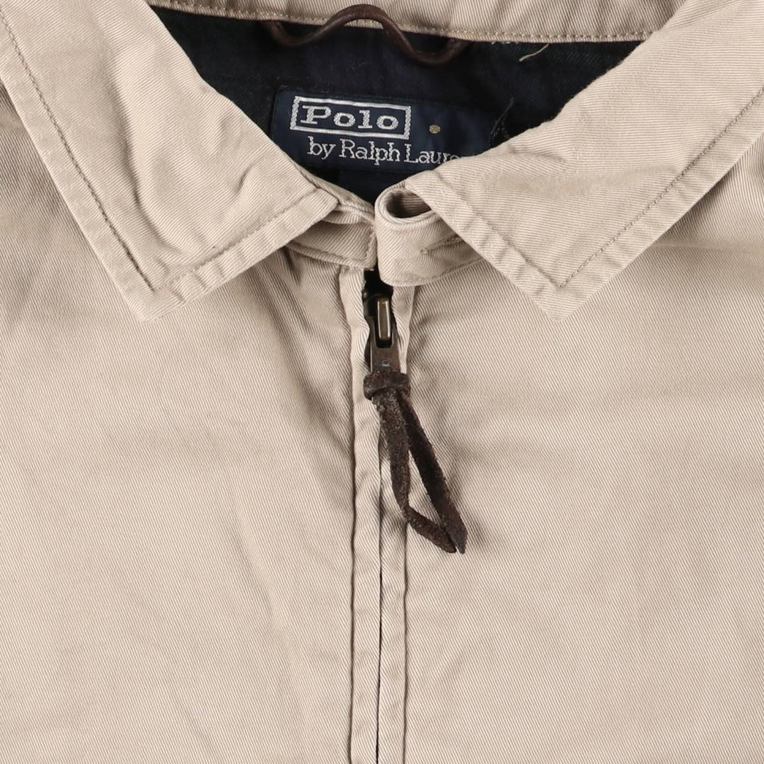 Ralph Lauren POLO by Ralph Lauren Swing Top Sports Jacket Men's XL cotton Beige type Vintage Second Hand