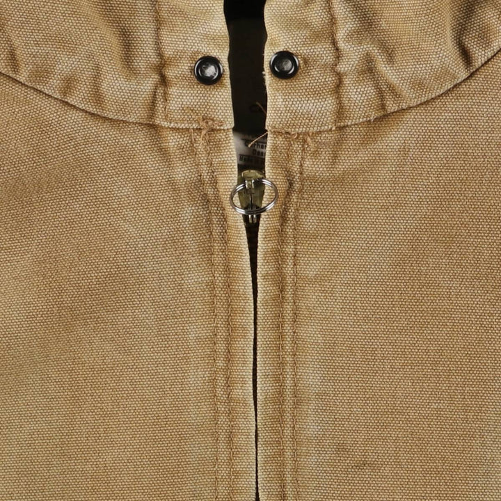 00'S Carhartt Padded Active Jacket Duck Full Zip Hoodie Men's XL cotton brown type Vintage Second Hand