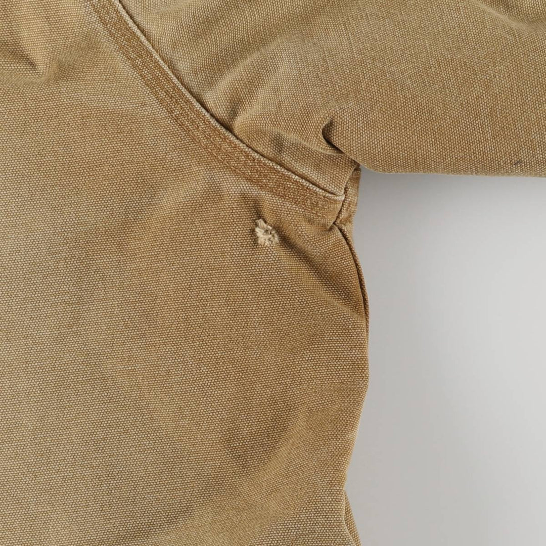 00'S Carhartt Padded Active Jacket Duck Full Zip Hoodie Men's XL cotton brown type Vintage Second Hand
