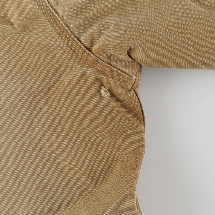 00'S Carhartt Padded Active Jacket Duck Full Zip Hoodie Men's XL cotton brown type Vintage Second Hand