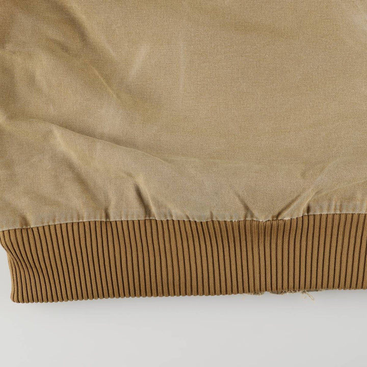 00'S Carhartt Padded Active Jacket Duck Full Zip Hoodie Men's XL cotton brown type Vintage Second Hand