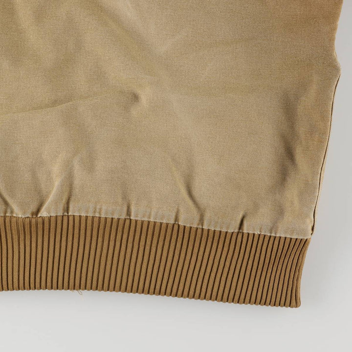 00'S Carhartt Padded Active Jacket Duck Full Zip Hoodie Men's XL cotton brown type Vintage Second Hand