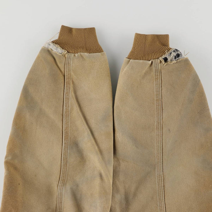 00'S Carhartt Padded Active Jacket Duck Full Zip Hoodie Men's XL cotton brown type Vintage Second Hand
