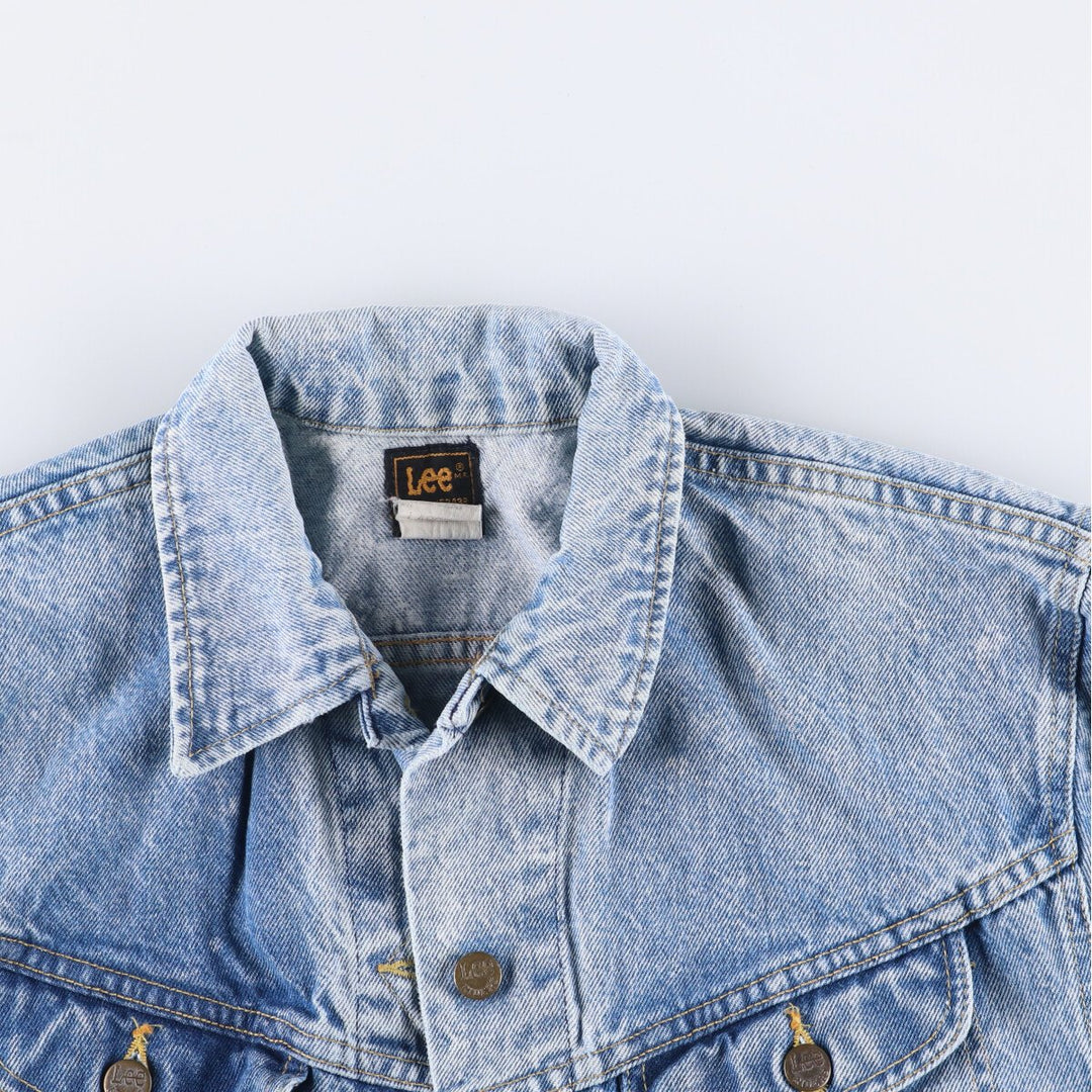 Vintage Lee Riders denim jacket from the 1970'S and 1980s, made in the USA, size L, for women. cotton blue type Vintage Second Hand
