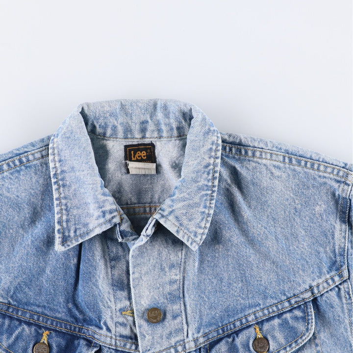 Vintage Lee Riders denim jacket from the 1970'S and 1980s, made in the USA, size L, for women. cotton blue type Vintage Second Hand