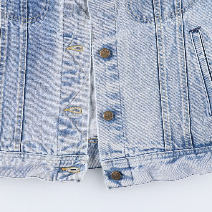 Vintage Lee Riders denim jacket from the 1970'S and 1980s, made in the USA, size L, for women. cotton blue type Vintage Second Hand