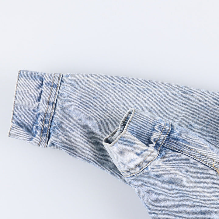 Vintage Lee Riders denim jacket from the 1970'S and 1980s, made in the USA, size L, for women. cotton blue type Vintage Second Hand