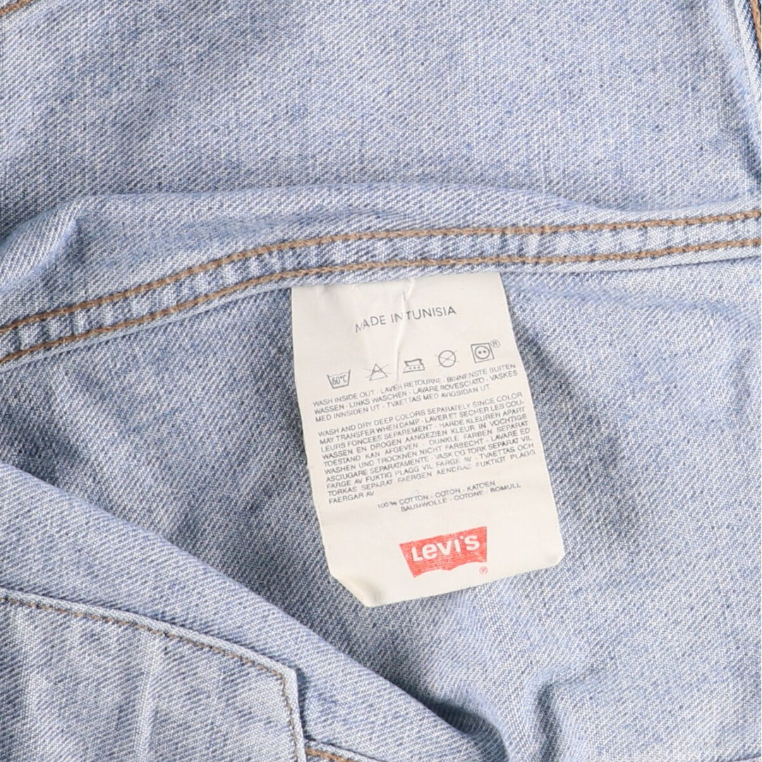 Levi's 71163 0216 Denim Jacket, Men's Size Medium cotton blue type Vintage Second Hand