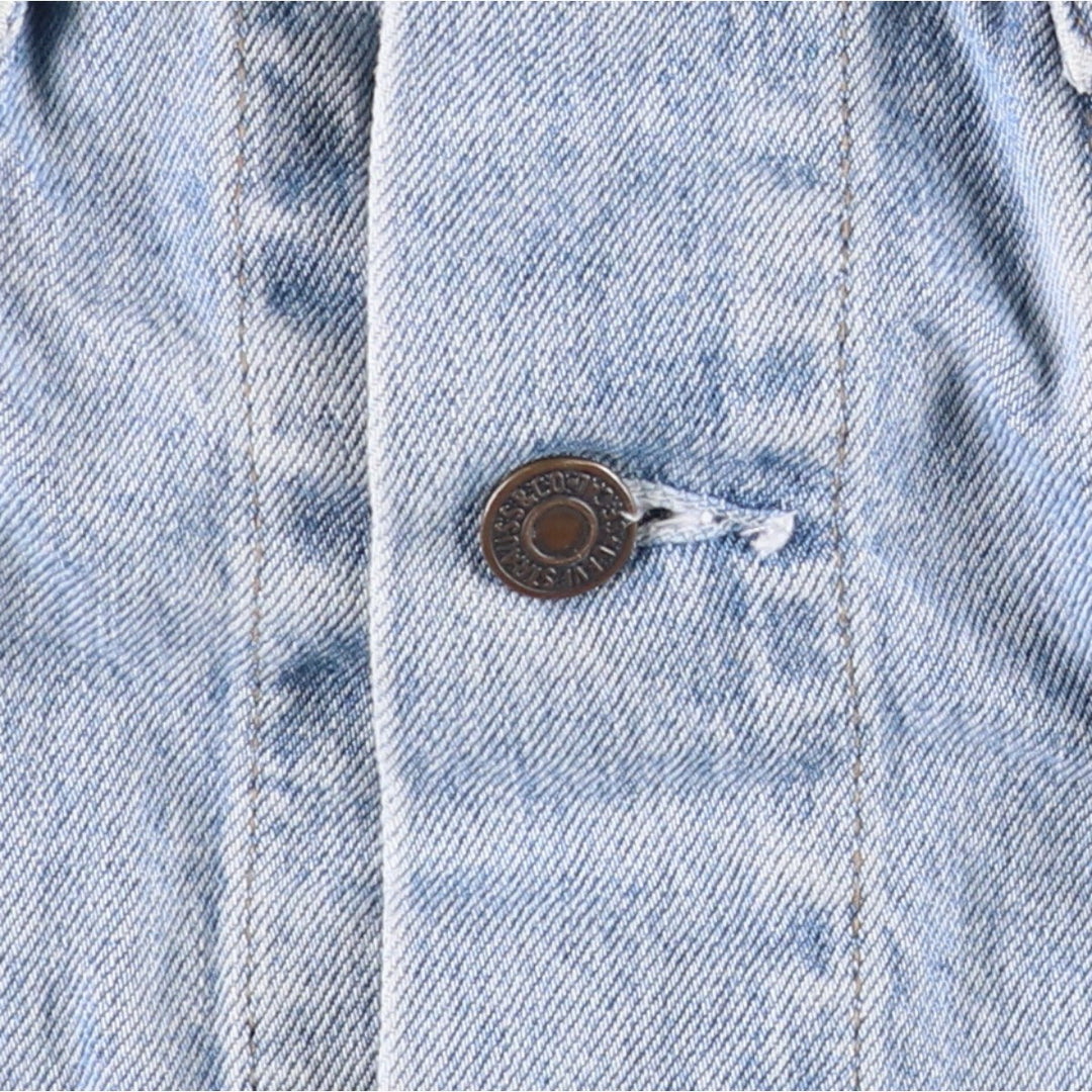 Levi's 71163 0216 Denim Jacket, Men's Size Medium cotton blue type Vintage Second Hand