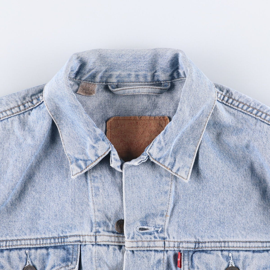 Levi's 71163 0216 Denim Jacket, Men's Size Medium cotton blue type Vintage Second Hand