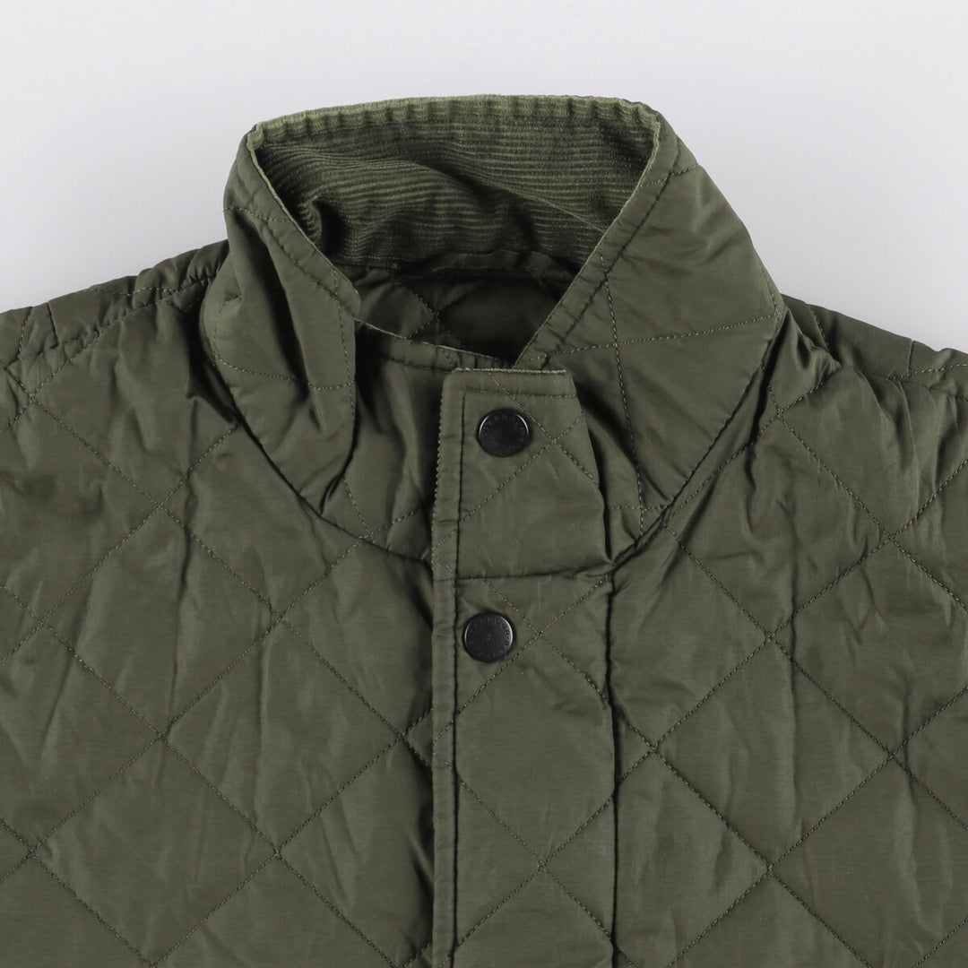 Barbour padded quilted jacket, women's size S unclear Khaki type Vintage Second Hand