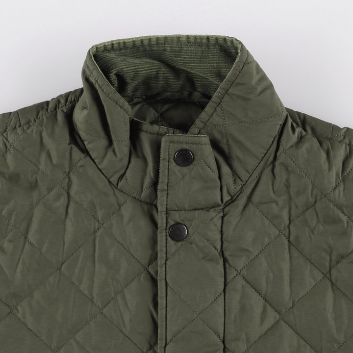 Barbour padded quilted jacket, women's size S unclear Khaki type Vintage Second Hand