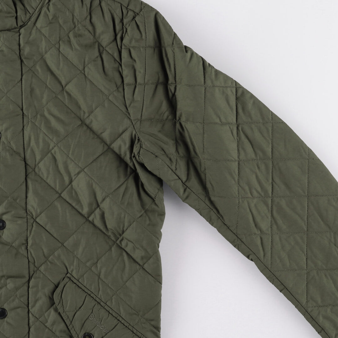 Barbour padded quilted jacket, women's size S unclear Khaki type Vintage Second Hand