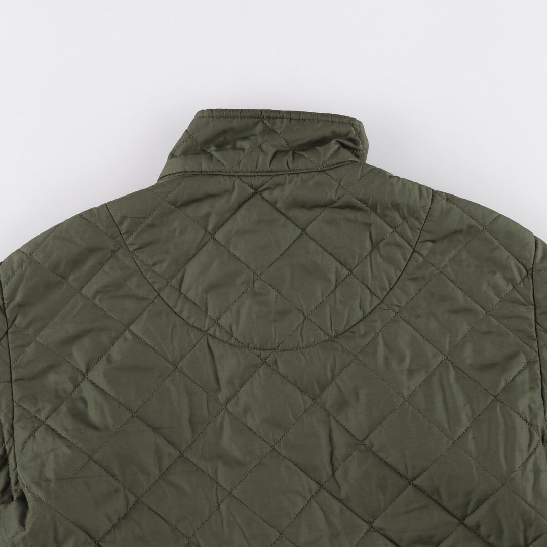 Barbour padded quilted jacket, women's size S unclear Khaki type Vintage Second Hand