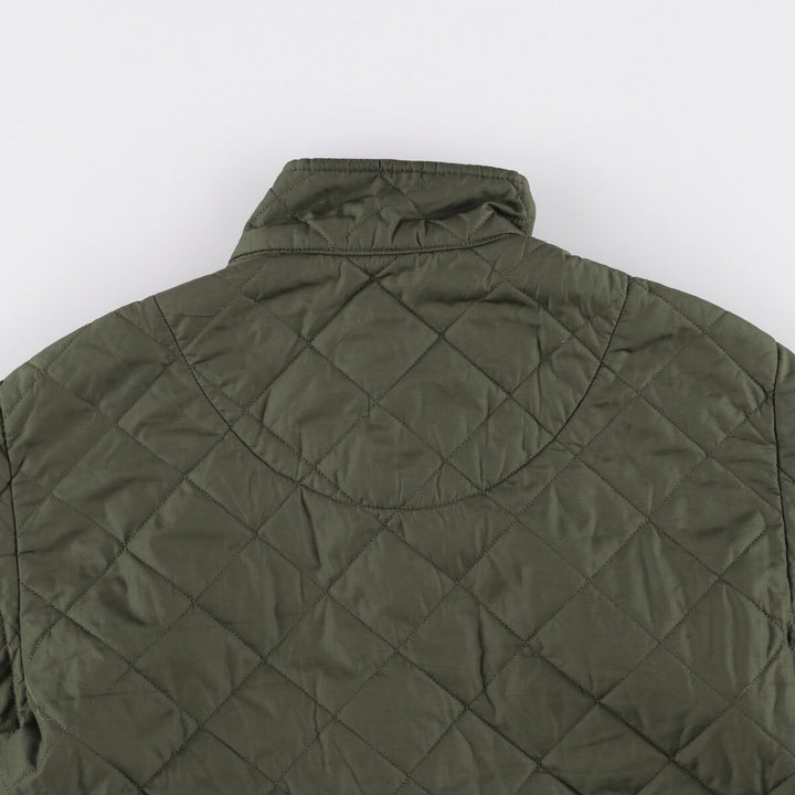 Barbour padded quilted jacket, women's size S unclear Khaki type Vintage Second Hand