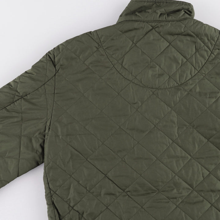 Barbour padded quilted jacket, women's size S unclear Khaki type Vintage Second Hand