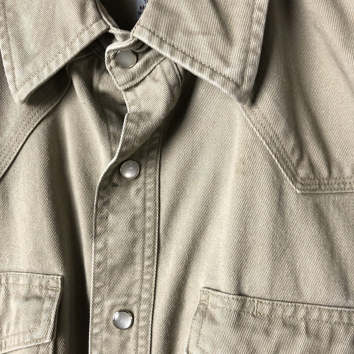 Carhartt Relaxed Fit Long Sleeve Work Shirt, Men's Size L cotton Khaki type Vintage Second Hand