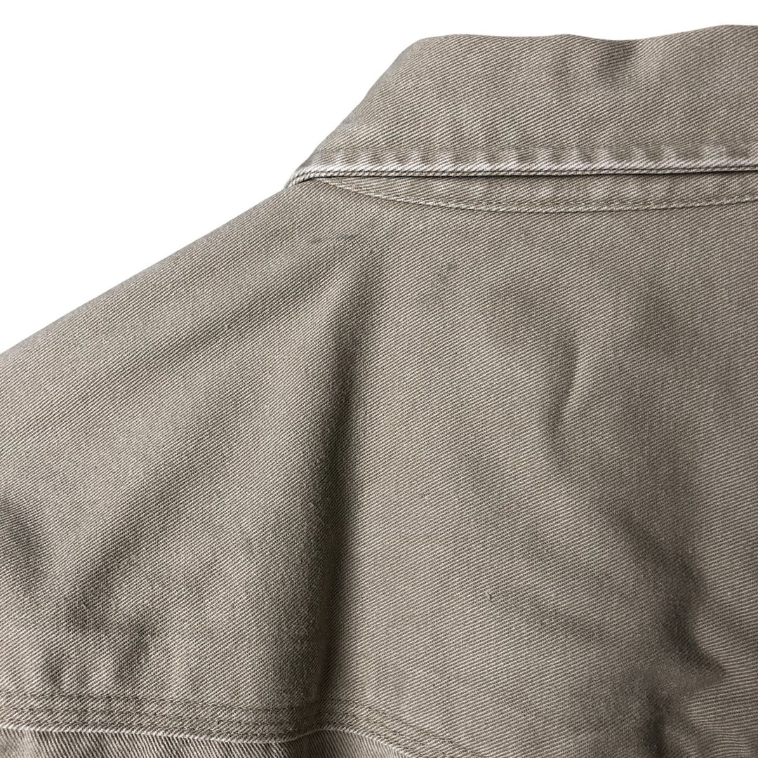 Carhartt Relaxed Fit Long Sleeve Work Shirt, Men's Size L cotton Khaki type Vintage Second Hand