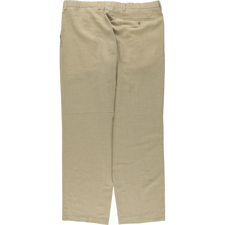 Burberry's London One-Tuck Slacks, Men's, Size W37 unclear Beige type Vintage Second Hand