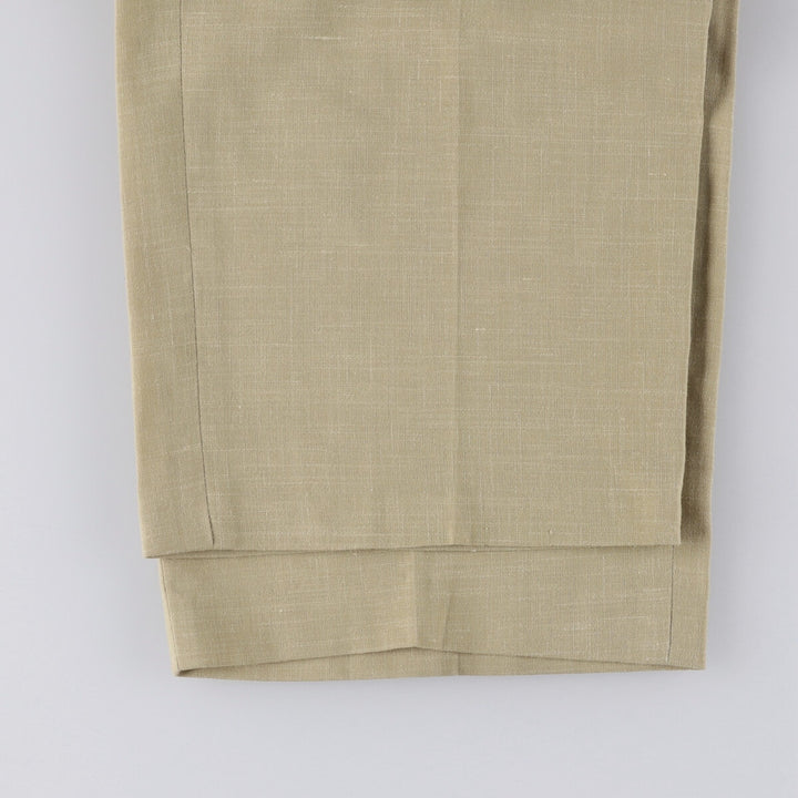 Burberry's London One-Tuck Slacks, Men's, Size W37 unclear Beige type Vintage Second Hand