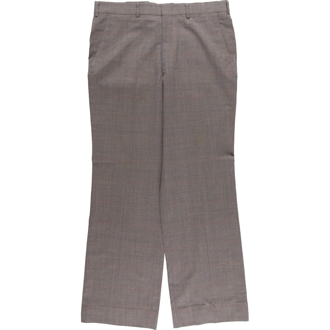 Vintage Gun Club Check Men's Slacks, Size W33 unclear gray type Vintage Second Hand