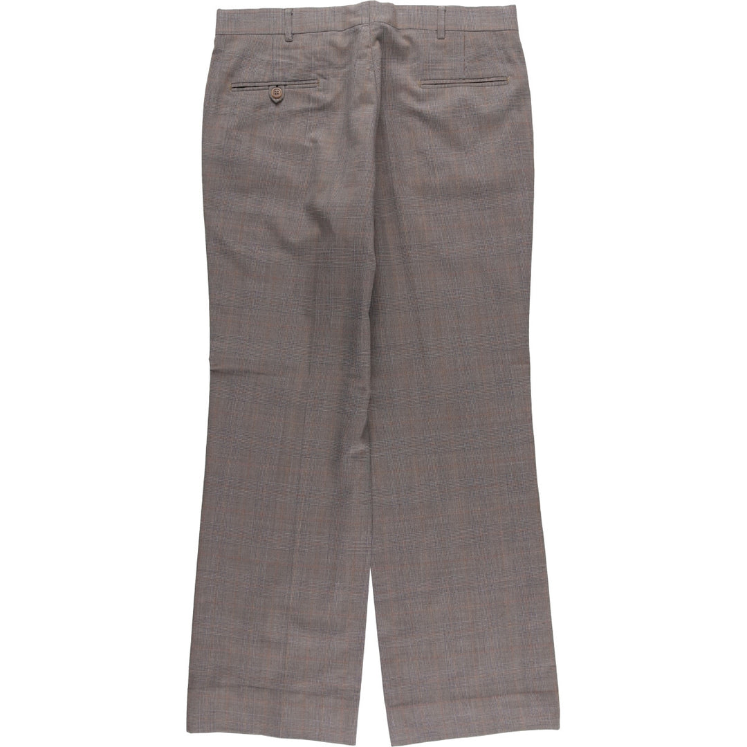 Vintage Gun Club Check Men's Slacks, Size W33 unclear gray type Vintage Second Hand