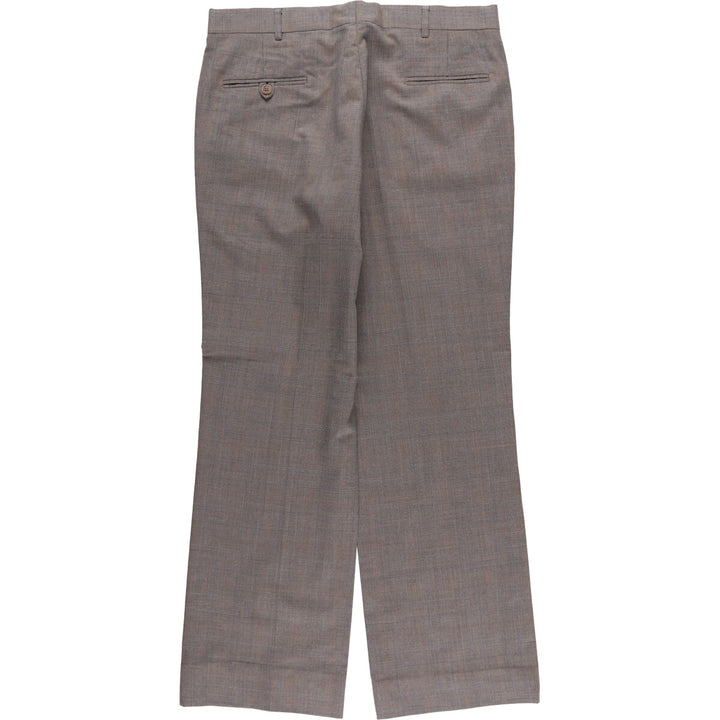 Vintage Gun Club Check Men's Slacks, Size W33 unclear gray type Vintage Second Hand