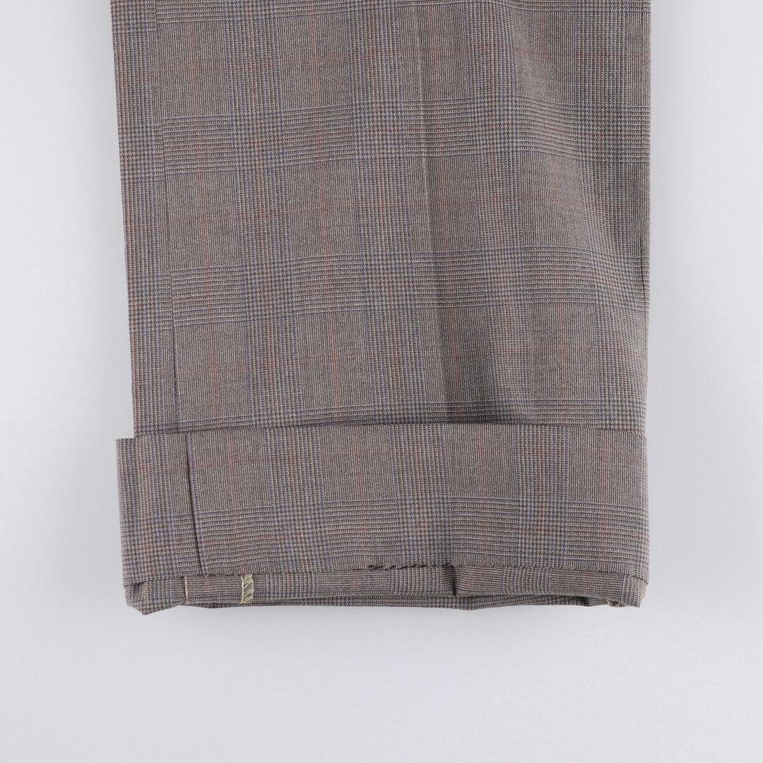 Vintage Gun Club Check Men's Slacks, Size W33 unclear gray type Vintage Second Hand