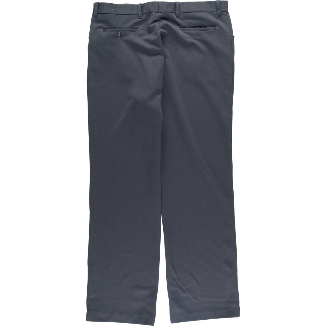 90'S Vintage Men's Slacks, Made in USA, Size 36 (approx.) unclear gray type Vintage Second Hand