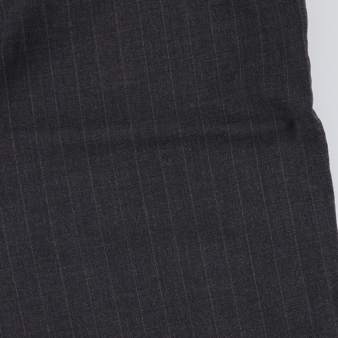 Brooks Brothers Stripe Pattern Two-Pleated Slacks, Made in USA, Men's, Size W31 unclear gray type Vintage Second Hand