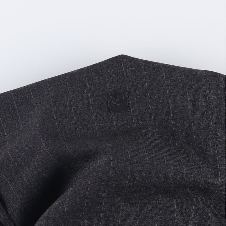 Brooks Brothers Stripe Pattern Two-Pleated Slacks, Made in USA, Men's, Size W31 unclear gray type Vintage Second Hand