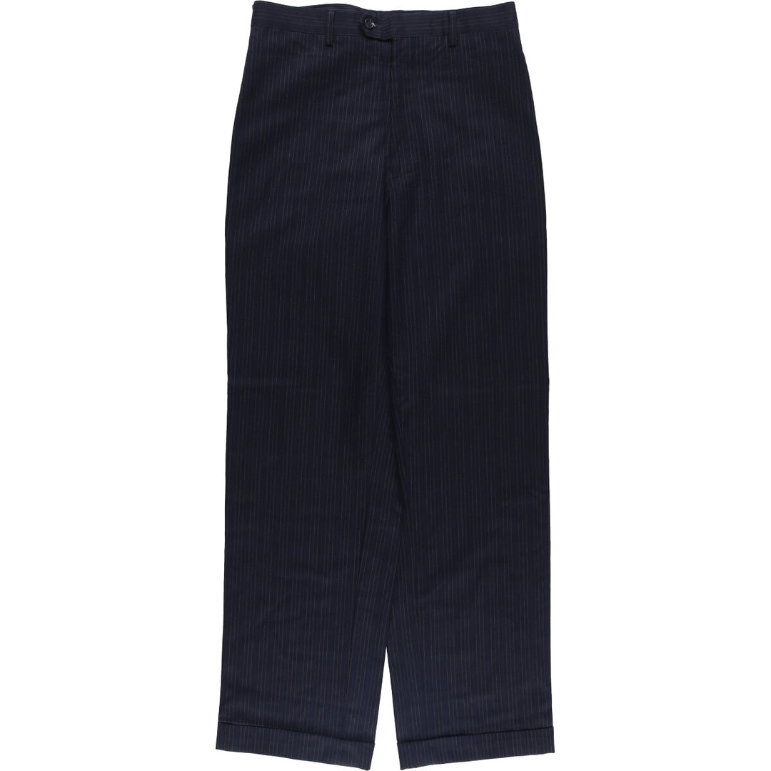 Calvin Klein Stripe Pattern Slacks Pants Men's W32 unclear navy blue type Vintage Second Hand