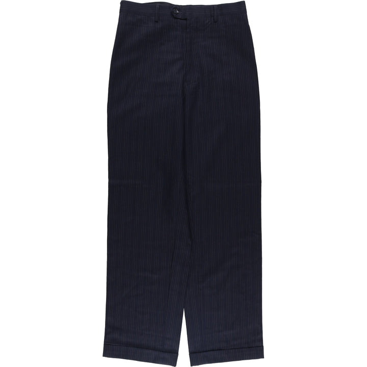 Calvin Klein Stripe Pattern Slacks Pants Men's W32 unclear navy blue type Vintage Second Hand